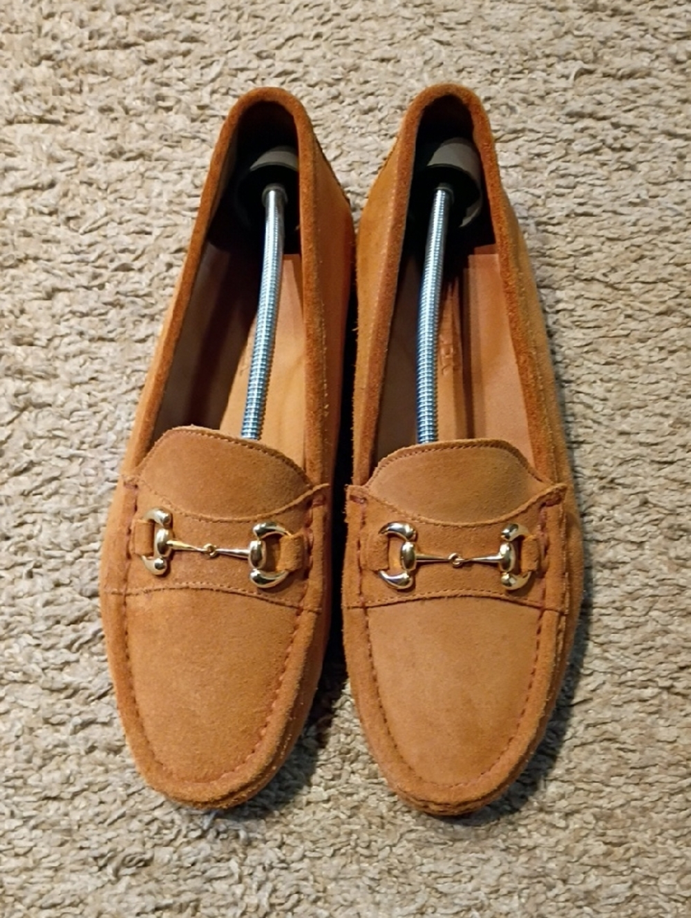 Men’s Horse Bit Dress Suede Loafers